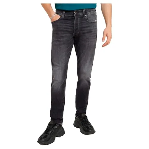 G-STAR Men's 3301 Slim Jeans, Schwarz (Faded Black Magnet D25742-A634-C239), 36W / 38L