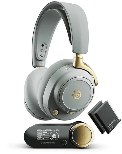 STEELSERIES Arctis Nova Elite - Hi-Res Over-ear Gaming-Headset - Gaming Headset kabellos mit Hi-Res 96 kHz/24 Bit Audio, branchenführender ANC und OmniPlay für bis zu vier Audioquellen – ideal für intensives Gameplay und klare Kommunikation.