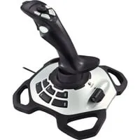 LOGITECH Extreme 3D Joystick - Präziser Steuerungs-Joystick für VR und Gaming, ideal für Flugsimulationen und intensives Spielen