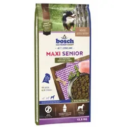 Bosch Maxi Senior 12,5kg - Alleinfuttermittel für große Hunde über 25kg mit Geflügel und Reis, inklusive Überraschung und 3% Rabatt für Stammkunden