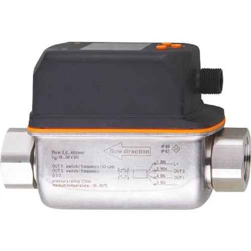 Ifm Electronic Vortex-Durchflusssensor SV4610 - Vortex-Durchflusssensor für präzise Durchflussmessung, ideal für industrielle Anwendungen und hohe Genauigkeit bei Betriebsspannung 18-30 V/DC.