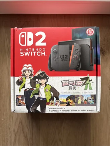 Nintendo Switch 2 inkl. Pokémon-Legenden: Z-A - Konsolen mit 4K-Grafik und verbesserter Akkuleistung für bis zu 10 Stunden Spielspaß – ideal für Gamer unterwegs!