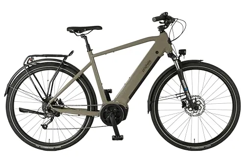 PROPHETE ENTDECKER 3.0 Herren Trekking E-Bike 28" | AEG Mittelmotor 70 Nm, 400 Wh Akku - Erleben Sie das PROPHETE ENTDECKER 3.0 Herren Trekking E-Bike mit kraftvollem AEG Mittelmotor und 400 Wh Akku. Ideal für lange Strecken bis 110 km, ausgestattet mit hydraulischen Scheibenbremsen und Shimano 9-Gang Schaltung für besten Fahrkomfort.
