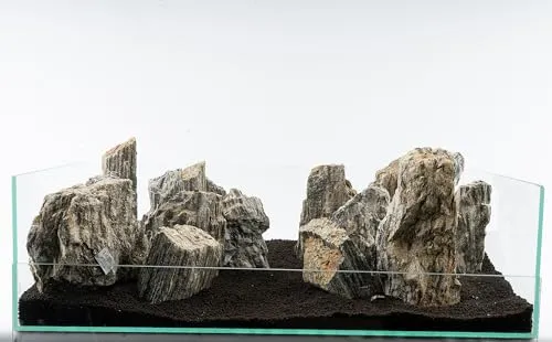 Aquariumdekoration aquadeco Glimmer Wood Rock Stein ca. 2,2 - 2,7 kg Aquascaping