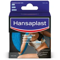 Hansaplast Kinesiologie Tape – Unterstützt Muskel- und Gelenkfunktion - Bandagen zur Unterstützung von Muskel- und Gelenkfunktion, atmungsaktiv und wasserfest für hohen Tragekomfort bei Sportverletzungen.
