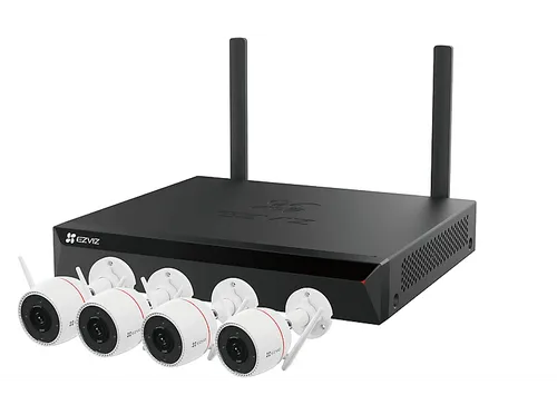 EZVIZ X5S+H3C (4MP) Sicherheitskamera Kit - Amazon Alexa Geräte, 4MP Auflösung für gestochen scharfe Bilder und einfache Integration in Ihr Smart Home System