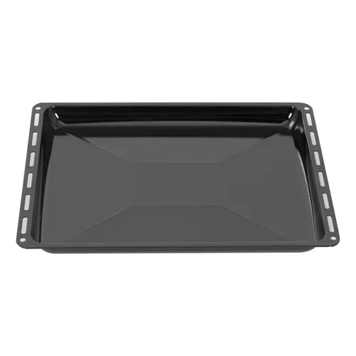 ICQN Fettpfanne 445 x 375 x 35 mm - Emailliertes Backblech für Whirlpool & Co. - Küchenhelfer, kratzfest und rostfrei, ideal für die einfache Reinigung und lange Haltbarkeit. Passend für viele Marken wie Whirlpool, Bauknecht und Indesit.