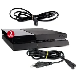 PS4 Konsole CUH-1004A 500GB Schwarz (B-Ware) inkl. Stromkabel & HDMI - Konsolen - Günstige PS4 Konsole CUH-1004A mit 500GB Speicher, ideal für Gaming-Fans, inklusive Stromkabel und HDMI.