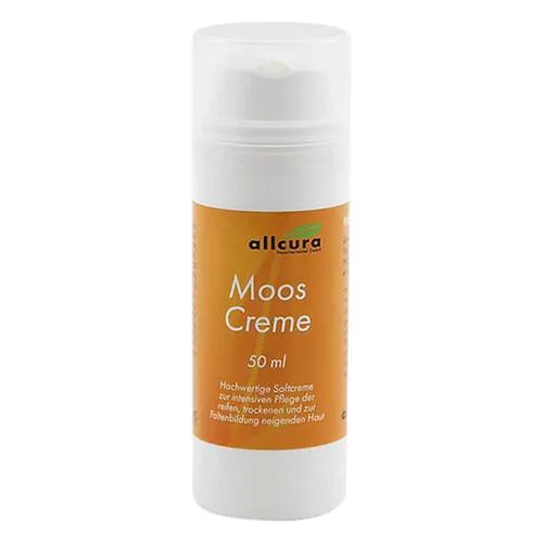 Moos Creme mit Wirkstoff Mosscelltec No.1 50 ml - Arzneimittel für die Hautpflege, mit innovativem Mosscelltec No.1 für intensive Feuchtigkeit und Regeneration.