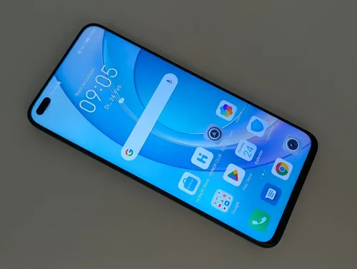 Honor 50 Lite 6 GB/128 GB - Mitternachtsschwarz Dual-SIM - Handy ohne Vertrag mit 6,67 Zoll Display, 64 MP Quad-Kamera und 66W SuperCharge für blitzschnelles Aufladen – ideal für Vlogs und Fotografie.