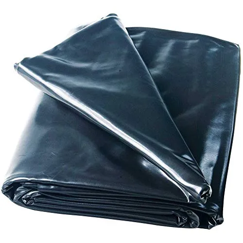 HEISSNER TF183-00 PVC Teichfolie, 1 mm, 16 qm, schwarz - Teichfolien, 1 mm starke PVC-Folie, UV-beständig und wurzelfest, ideal für langlebige Teichgestaltungen