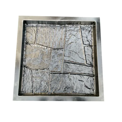 Gießform Schalungsform Betonform Gehwegplatten Bruchstein Form für Beton 40x40cm