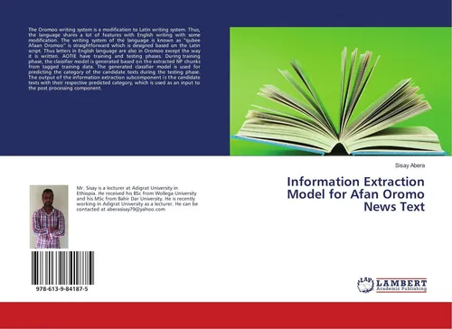 Sisay Abera | Information Extraction Model for Afan Oromo News Text | Buch