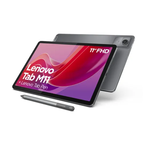 Lenovo Tab M11 - 11 Zoll Tablet mit 128 GB WLAN, wasser- und staubbeständig für kreatives Arbeiten und entspanntes Streaming