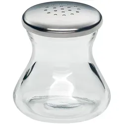 WMF Salzstreuer Prof. Wagenfeld Max und Moritz 4,5 cm - Eleganter Salzstreuer aus Cromargan 18/10 und Glas, ideal für stilvolle Tischgedecke in der Kategorie Gewürzmühlen & -streuer.