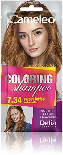  Cameleo Coloring Shampoo Tönungsshampoo für das Haar Farbton 7.34 Sweet Toffee 40 ml