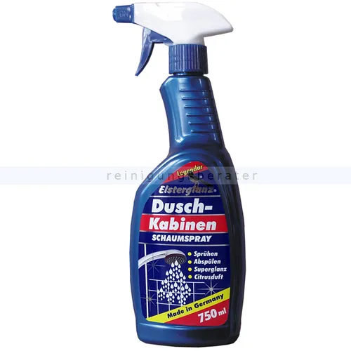 Elsterglanz Duschkabinenreiniger 750 ml legendär, Made in Germany, Schaumspray