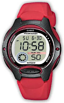 Casio LW-200-4A - Stylische Kinderuhr in Grau - Digitaluhr für Kinder mit Quarzwerk, LED-Hintergrundbeleuchtung und wasserdichtem Gehäuse (5 BAR) - perfekt für aktive Kids!