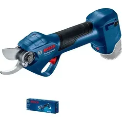 Bosch Profi-Schere Akku-Gartenschere Pro Pruner - Gartenscheren mit ergonomischem Griff und korrosionsbeständigen Edelstahlklingen für müheloses Schneiden von Ästen und Sträuchern.
