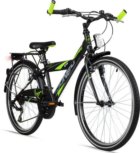Bergsteiger Sydney 20 - 24 Zoll Kinderfahrrad für Jungen - Mountainbike für Kinder (6-9 Jahre) mit 6-Gang Shimano Schaltung, ideal für Schulweg und Gelände, exzellente Ausstattung und modernes Design.