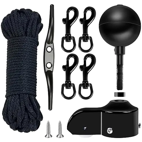 NQ Fahnenmast Zubehör Set - Reparaturset für Fahnenmasten - Fahnenmasten & Zubehör: Komplettes Reparaturset mit langlebigen Aluminiumteilen, ideal für die einfache Befestigung und Pflege Ihrer Fahne.