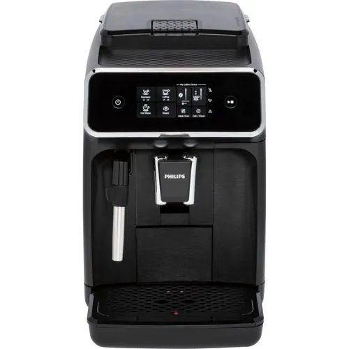 Philips Series 2200 Kaffeevollautomat - 15bar, 1500W, Schwarz (EP2220/10) - Kaffeevollautomat mit integriertem Milchaufschäumer, für vielfältige Kaffeevariationen wie Latte Macchiato und Cappuccino, ideal für Kaffeeliebhaber.