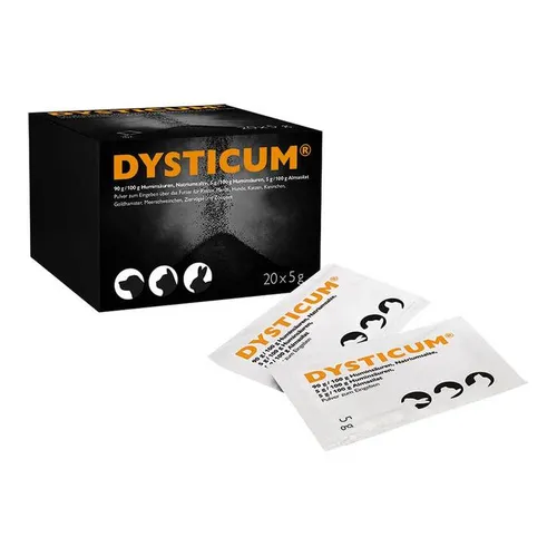 Dysticum Pulver zum Eingeben Beutel vet. (für Tiere) Pulver zum Einnehmen Inhalt: 100 g
