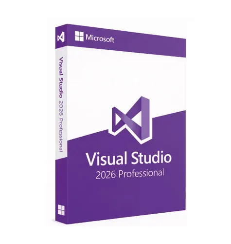 Microsoft Visual Studio Professional 2026 – Entwicklerumgebung der nächsten Generation - Digitaler Produktcode für Microsoft Visual Studio Professional 2026. Leistungsstarke Entwicklungswerkzeuge mit KI-Integration und optimierter Benutzeroberfläche für professionelle Softwareprojekte.