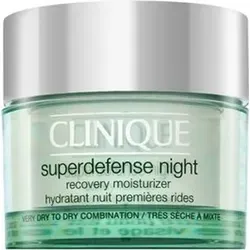Clinique Superdefense Night Recovery Moisturizer 50 ml - Nachtpflege für alle Hauttypen, spendet intensive Feuchtigkeit und unterstützt die Regeneration über Nacht.
