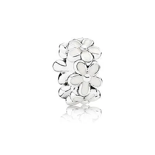 Pandora Bead Gänseblümchen Charm 791495EN12 aus Silber - Anhänger aus 925/- Sterling Silber, ideal für die individuelle Gestaltung Ihrer Schmuckkollektion.