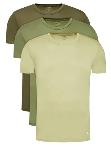 Polo Ralph Lauren Underwear Slim Fit T-Shirt 3er-Pack in Khaki, Größe M - Hochwertige Slim Fit T-Shirts aus reiner Baumwolle für optimalen Tragekomfort. Das praktische 3er-Pack bietet vielseitige Kombinationsmöglichkeiten und besticht durch zeitloses Design mit dezentem Logo.