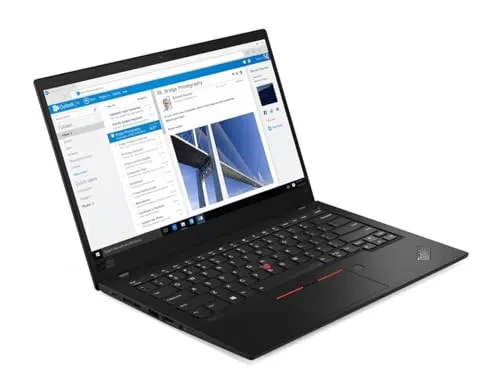 Lenovo ThinkPad X1 Carbon Gen 7 - 14 Zoll Touch Display, Intel Core i7 - Premium Laptop für Büro und Home Office mit 1TB SSD und 16GB RAM. Hervorragende Leistung mit Intel Core i7 und Multi Touch Display für produktives Arbeiten.