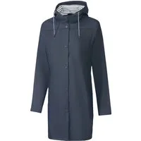 CRIVIT Damen Regenparka Dunkelblau, S - Sportbekleidung, wind- und wasserdicht mit verklebten Nähten und verlängerter Rückenpartie für optimalen Schutz bei Regenwetter.