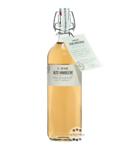 BIRKENHOF Alte Himbeere - Edler Obstbrand aus Holzfass - Obstbrände: Himbeere pur, im Cognacfass gereift, mit feiner Fruchtigkeit und milder Süße - ideal als Digestif!
