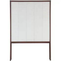 Sonnenschutz Dachfenster Plissee 110x160cm braun - Insektenschutzfenster, effektiver Sonnenschutz und Sichtschutz für gemütliche Räume, einfach zu montieren und ideal für Dachfenster.