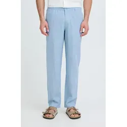 INDICODE IDTropelo Herren Leinenhose - Hochwertige Leinenhose im Regular Fit für optimalen Tragekomfort. Ideal für warme Tage und vielseitig kombinierbar. Nachhaltige Produktion mit recycelten Materialien.