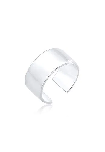 Elli Earcuff Silber 925 – Ohrmanschette für Damen, Basic Helix Ohrklemme 8mm Durchmesser - Eleganter Ear-Cuff aus 925er Sterling Silber, ideal für jeden Anlass. Verstellbar und ohne Piercing tragbar, vereint er stilvolles Design mit hochwertiger Handarbeit aus Bali. Perfekte Geschenkidee für besondere Momente.