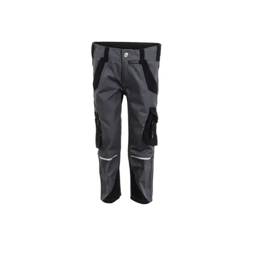 Planam Norit Kinder Junior Bundhose Schiefer schwarz Modell 6541 Größe 170/176 - Arbeitskleidung & Uniformen - Mit elastischen Einsätzen für perfekten Sitz und Bewegungsfreiheit. Robustes Mischgewebe mit verstärkten Stellen und praktischen Taschen für alle Bedürfnisse.