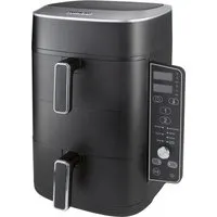 SILVERCREST® Tower Air Fryer »SHFDV 2470 A1« - Küchengerät mit 2 unabhängigen Garzonen für gleichzeitige Zubereitung von 2 Gerichten. Mit 7 Programmen, einfacher Bedienung und spülmaschinengeeigneten Teilen für müheloses Kochen.