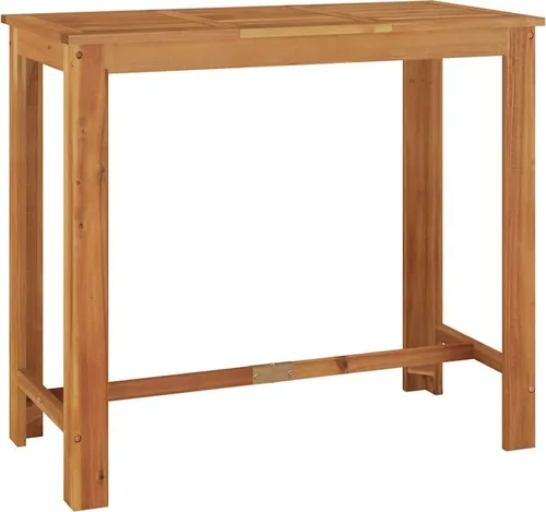 Garten-Bartisch 120x60x105 cm aus Akazie - Loungemöbel & Sitzgruppen, aus robustem Massivholz für langlebige Nutzung, ideal für entspannte Stunden im Garten.