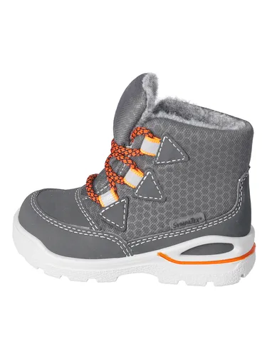 PEPINO Winterboots "Emil" in Grau, Größe 28 - Wanderschuhe für Babys mit wasserdichter Tex-Membran und wärmendem Wollfutter – ideal für kalte Wintertage.