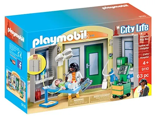 PLAYMOBIL 9110 Krankenhaus Mitnehmbox - City Life
