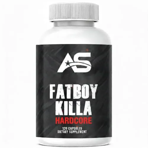 American Supps Fatboy Killa Fatburner mit AstraGin® - Aminosäuren Kapseln mit N-Acetyl-L-Tyrosin und Garcinia Cambogia für effektiven Fatburning und Energie-Boost beim Sport. Ideal für Ausdauersportler!