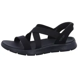 Skechers Women's Go Walk Flex Sandal-Glimmer Up Hands Free Slip-ins, Schwarz/Schwarz, 38 EU - Bequeme Skechers Slip-Ins für müheloses An- und Ausziehen. Mit leichtem Komfort-Fußbett und gepolsterter Zwischensohle für den täglichen Einsatz.
