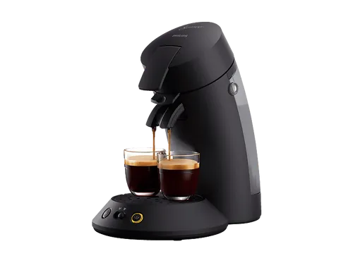 PHILIPS SENSEO® CSA210/22 Original Plus - 2-Tassen-Kaffeepadmaschine - Padmaschinen mit Kaffeestärkewahl für milden oder starken Kaffee, inklusive einzigartiger Kaffee Boost Technologie für intensiven Geschmack.