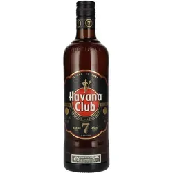 Havana Club Anejo 7 Jahre Rum 40% 0,7l - Rum, legendärer kubanischer Rum mit 7 Jahren Reifung, ideal pur oder auf Eis für ein unvergleichliches Geschmackserlebnis.