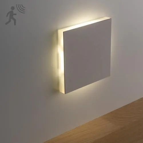 LongLife LED Treppenleuchten mit Bewegungsmelder eckig weiß 1,5W - Stufenleuchten mit Bewegungsmelder für energieeffiziente Beleuchtung und erhöhte Sicherheit, ideal für Treppen und Flure. Wählen Sie aus verschiedenen Lichtfarben für Ihr Zuhause.