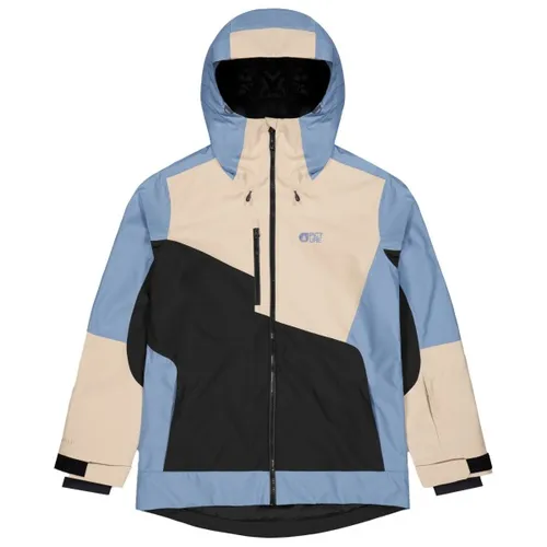 Picture Damen Seen Jacke (Größe XS, blau) - Kunstfaserjacke für Damen, wetterfest mit Belüftung und praktischen Taschen, perfekt für Piste und Powder.