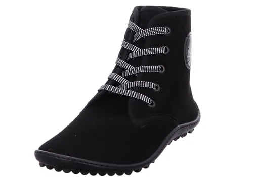 leguano Chester Light Schwarz 44 - Bequeme Wanderschuhe - Wanderschuhe für Damen und Herren, ideal für unwegsames Gelände. Die extrem flexible Sohle sorgt für Bewegungsfreiheit und ein einzigartiges Barfußgefühl - perfekt für kühle Tage!