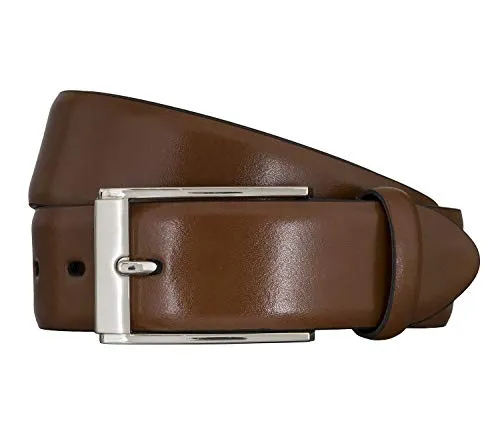 LLOYD Thin Belt W85 Gürtel - Herren-Gürtel in edlem Cognac Braun aus 100% Leder, ideal für stilvolle Outfits und langlebigen Komfort.
